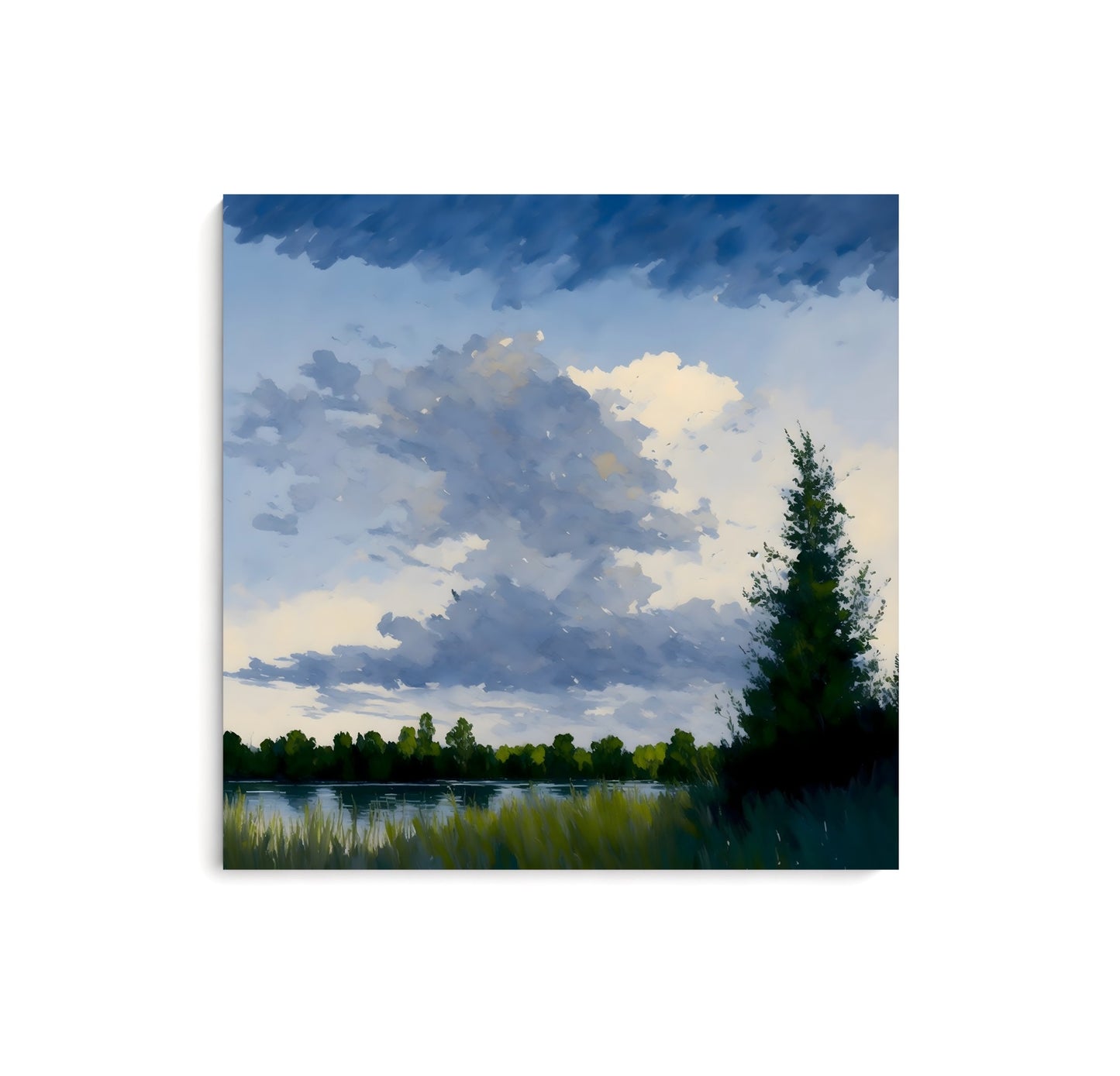 Soir d'été - Inspiration Monet InkConceptArt Tableau