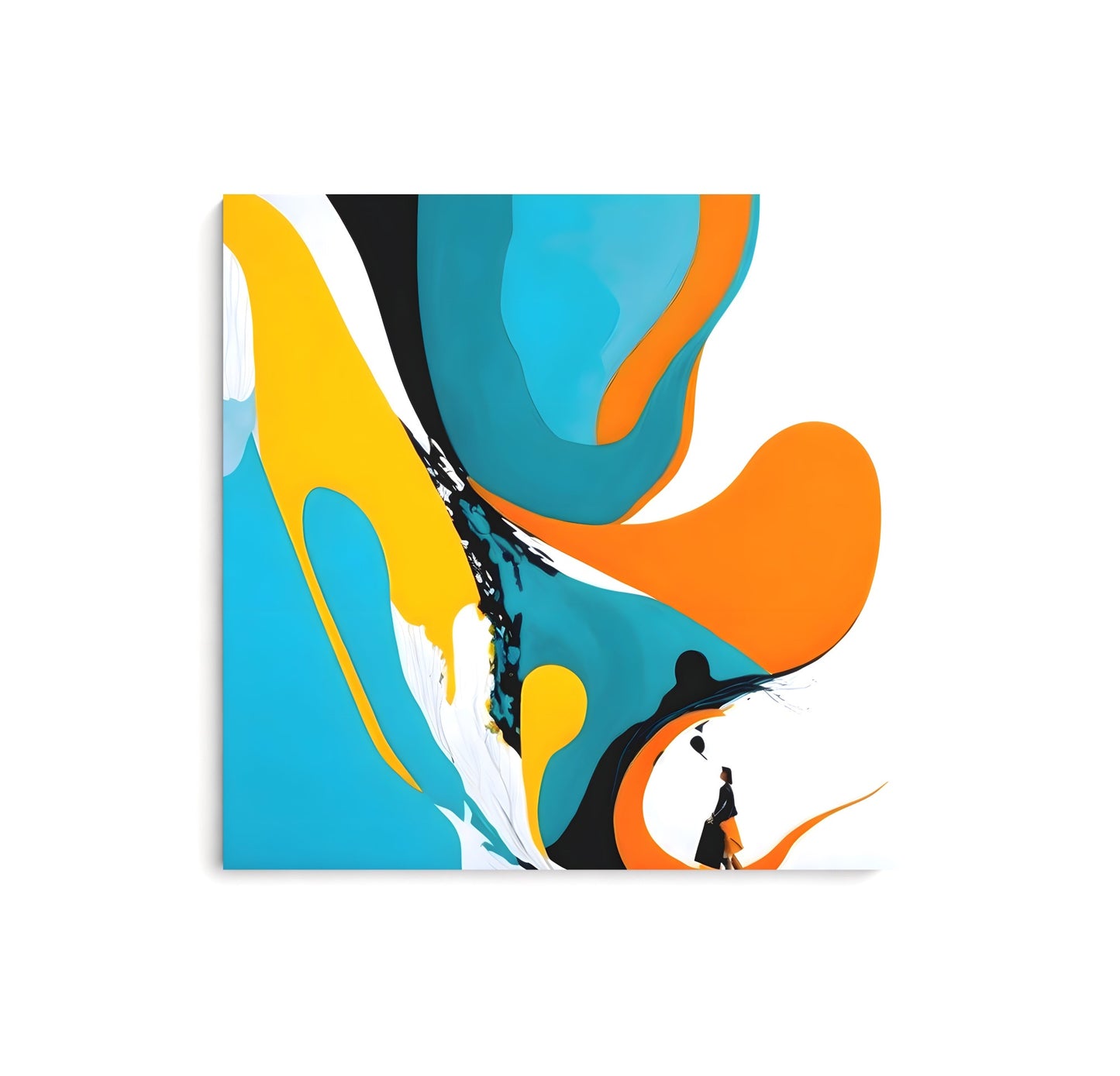 Symphonie Colorée - Art Abstrait InkConceptArt Tableau