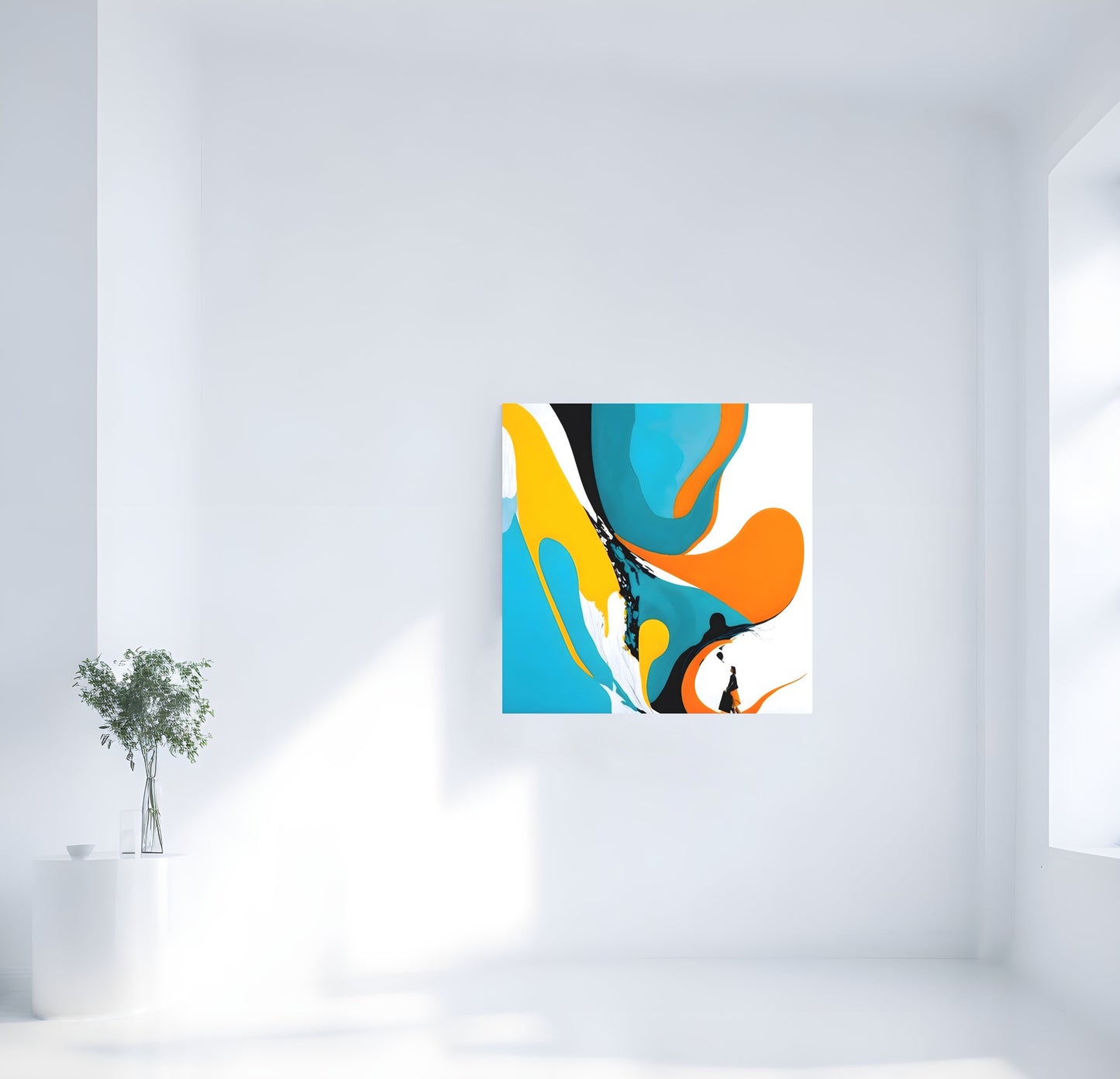 Symphonie Colorée - Art Abstrait InkConceptArt Tableau