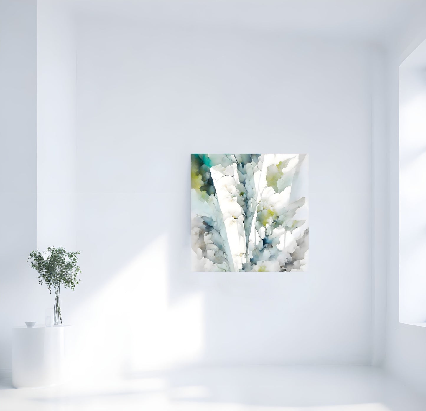 Traversée Florale - Art Abstrait InkConceptArt Tableau