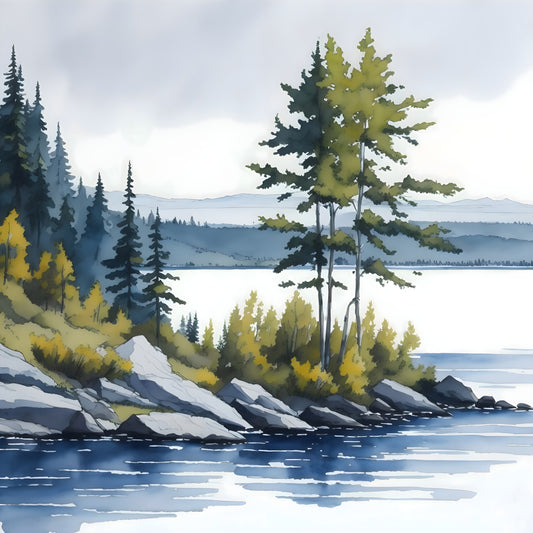 Paysage en peinture