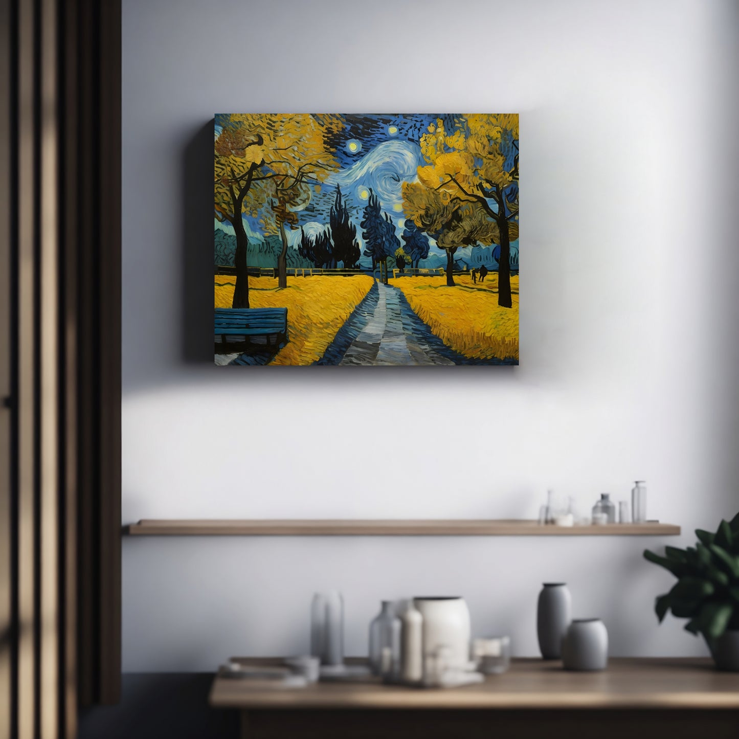 The Night Park - van Gogh Inspiration
